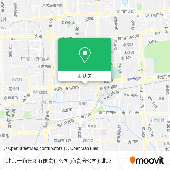 北京一商集团有限责任公司(商贸分公司)地图
