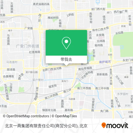 北京一商集团有限责任公司(商贸分公司)地图