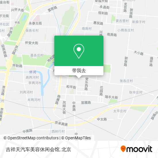 吉祥天汽车美容休闲会馆地图