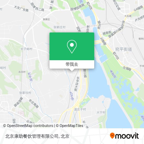 北京康助餐饮管理有限公司地图