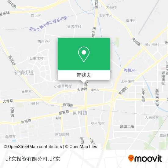 北京投资有限公司地图