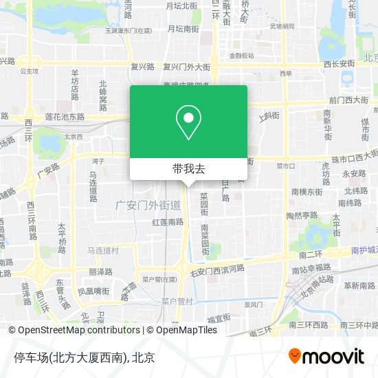 停车场(北方大厦西南)地图
