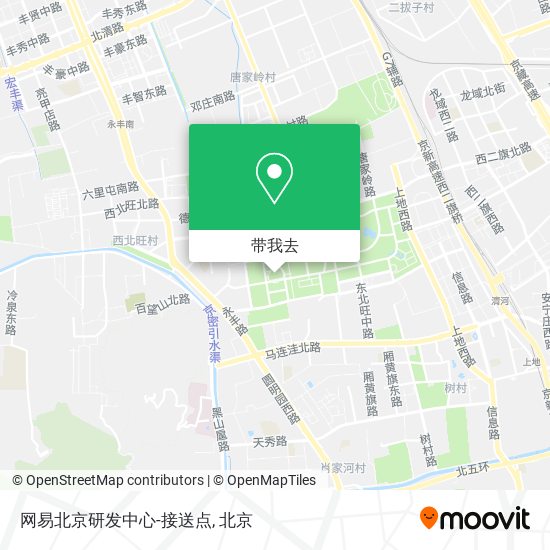 网易北京研发中心-接送点地图