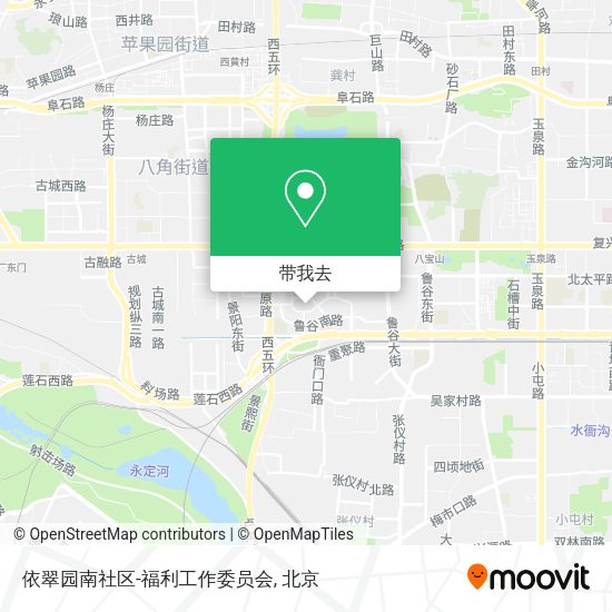 依翠园南社区-福利工作委员会地图