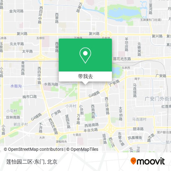 莲怡园二区-东门地图