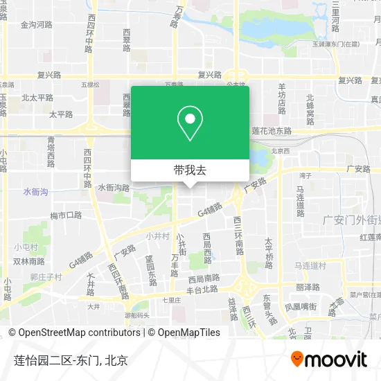 莲怡园二区-东门地图