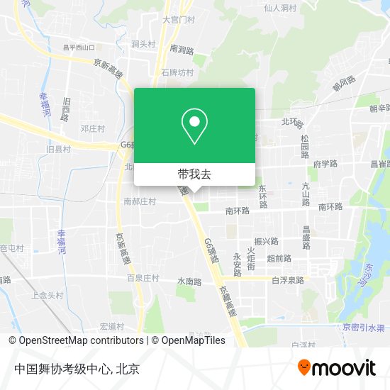 中国舞协考级中心地图