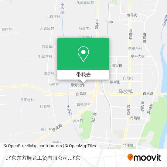 北京东方顺龙工贸有限公司地图