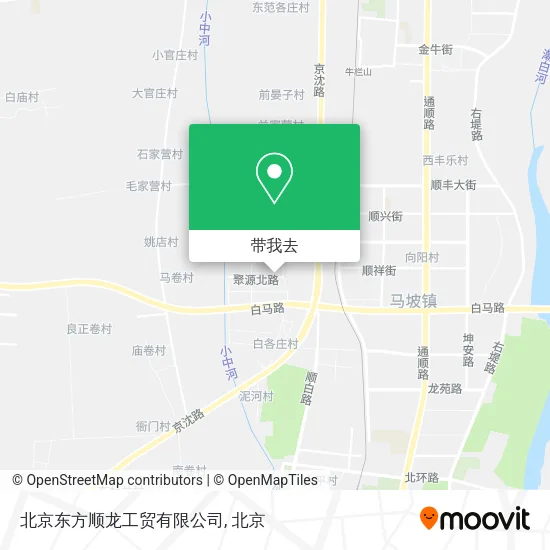 北京东方顺龙工贸有限公司地图