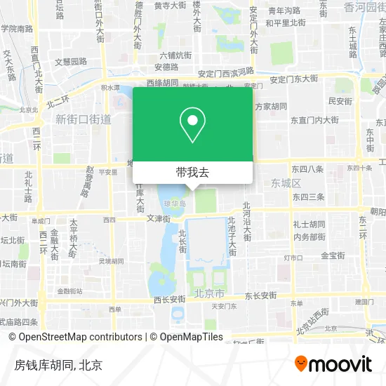 房钱库胡同地图