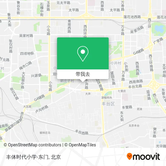 丰体时代小学-东门地图