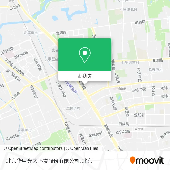 北京华电光大环境股份有限公司地图