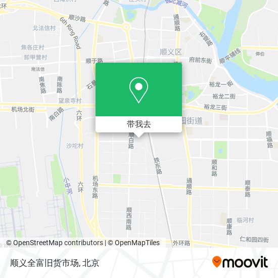 顺义全富旧货市场地图