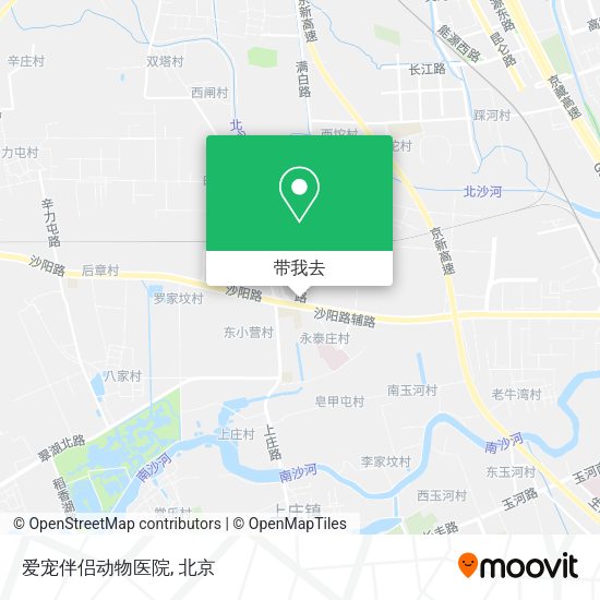 爱宠伴侣动物医院地图