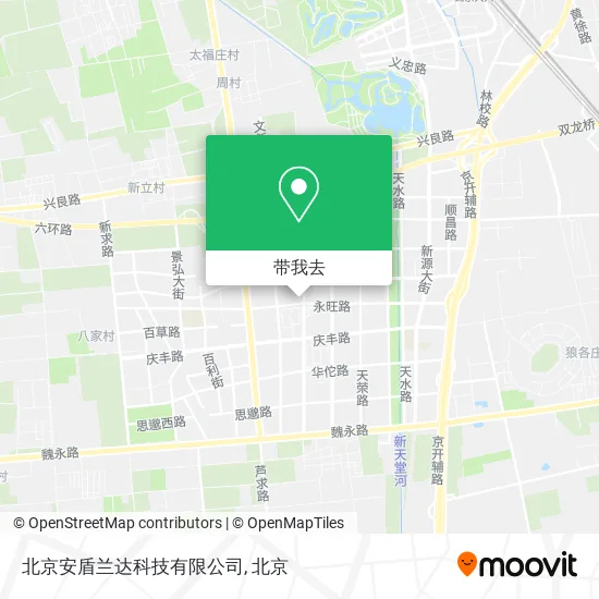 北京安盾兰达科技有限公司地图