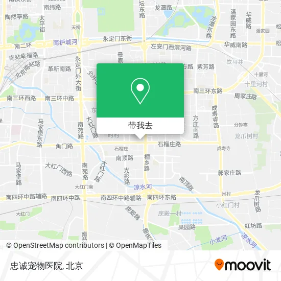 忠诚宠物医院地图