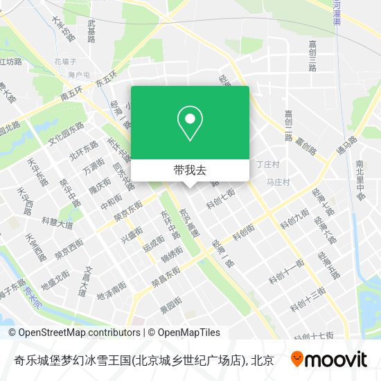奇乐城堡梦幻冰雪王国(北京城乡世纪广场店)地图