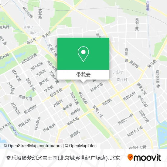 奇乐城堡梦幻冰雪王国(北京城乡世纪广场店)地图