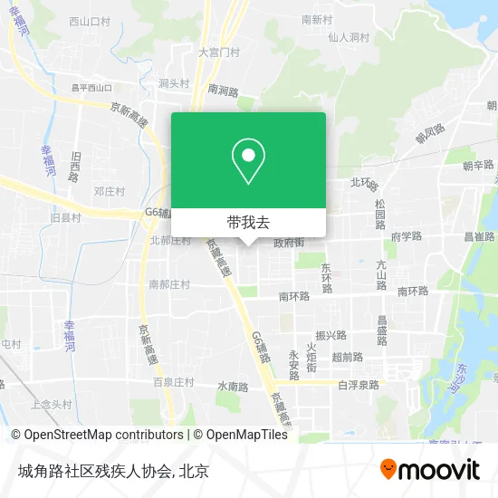 城角路社区残疾人协会地图
