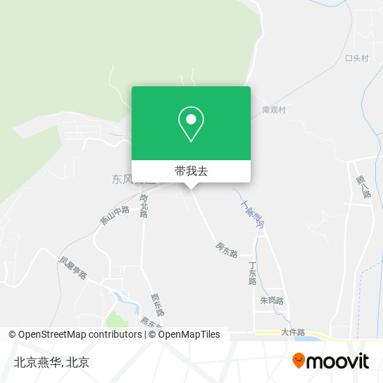 北京燕华地图