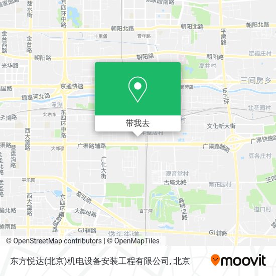 东方悦达(北京)机电设备安装工程有限公司地图