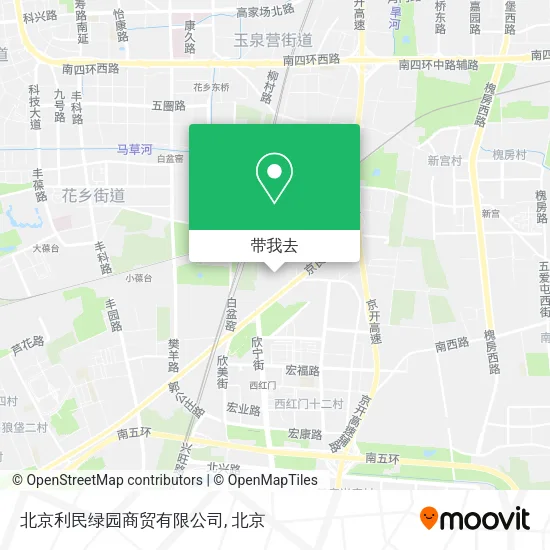 北京利民绿园商贸有限公司地图