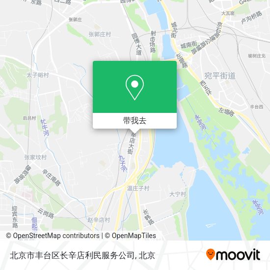 北京市丰台区长辛店利民服务公司地图