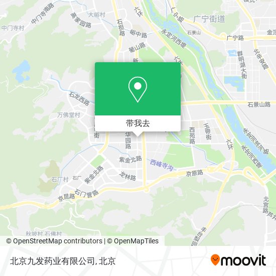 北京九发药业有限公司地图