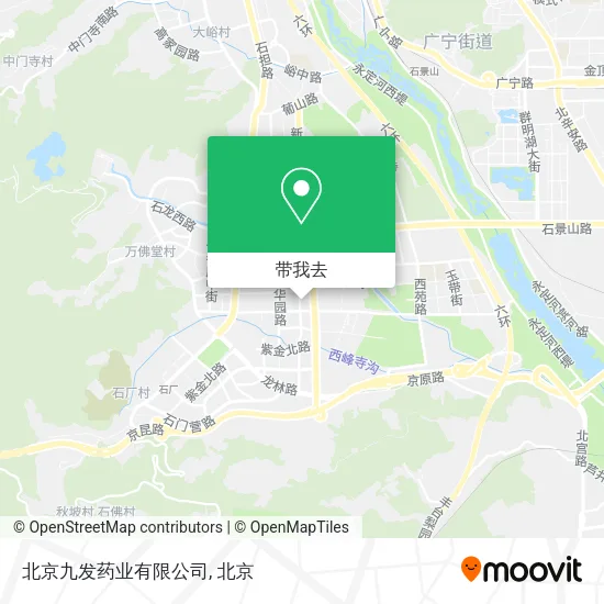北京九发药业有限公司地图