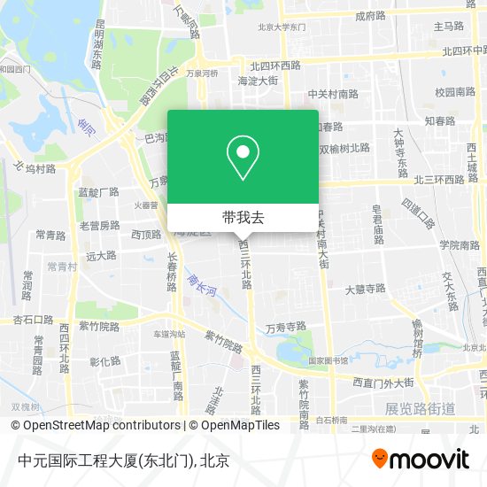 中元国际工程大厦(东北门)地图