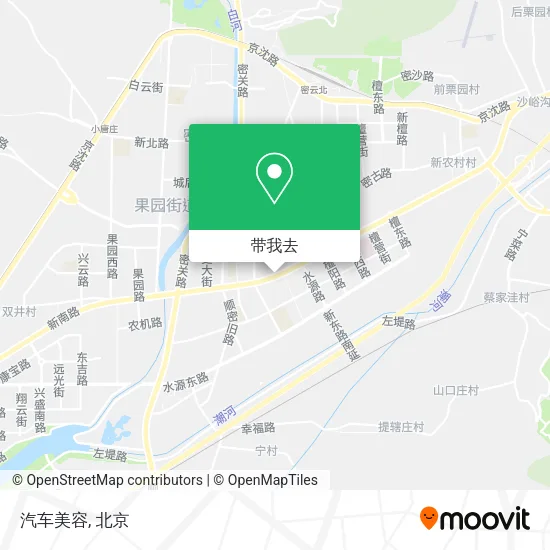 汽车美容地图