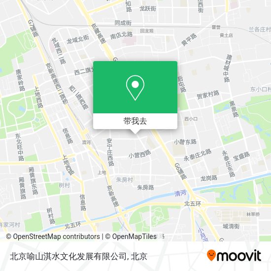 北京喻山淇水文化发展有限公司地图
