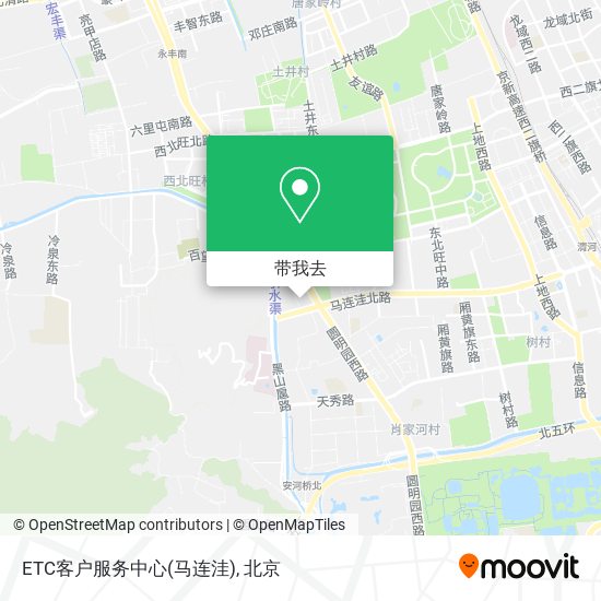 ETC客户服务中心(马连洼)地图