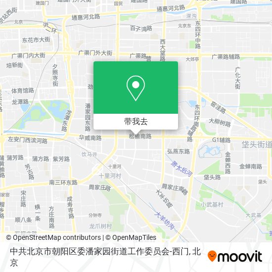 中共北京市朝阳区委潘家园街道工作委员会-西门地图