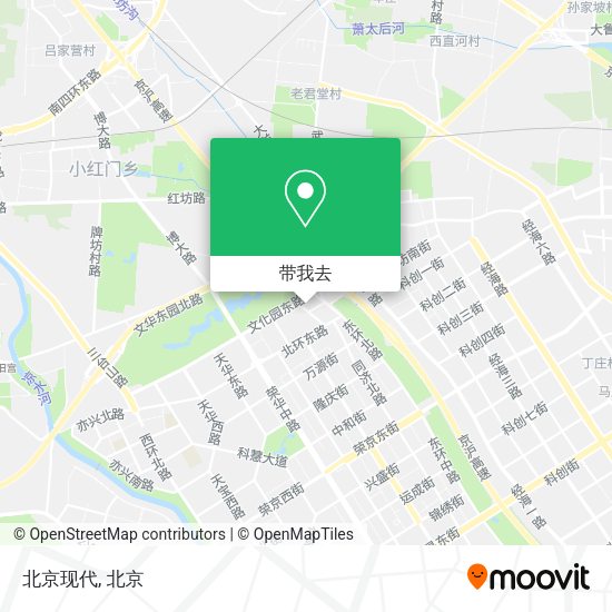 北京现代地图