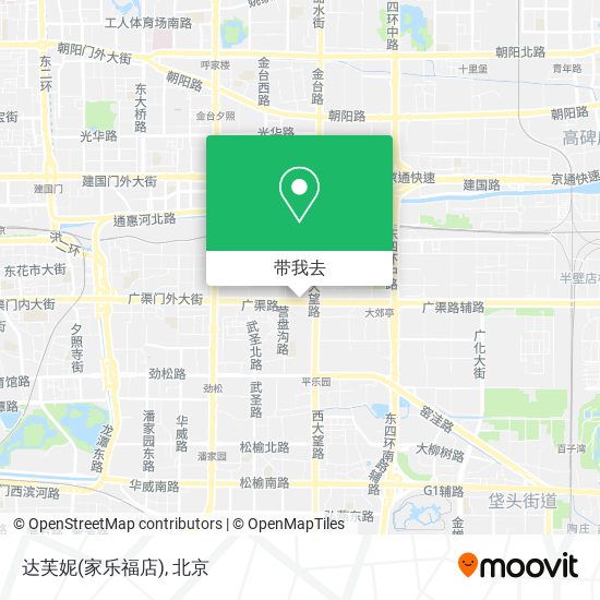 达芙妮(家乐福店)地图