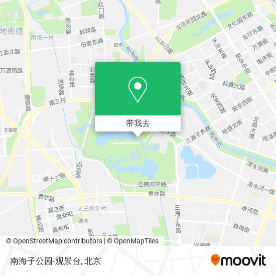 南海子公园-观景台地图
