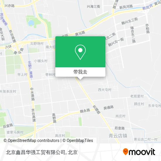北京鑫昌华强工贸有限公司地图