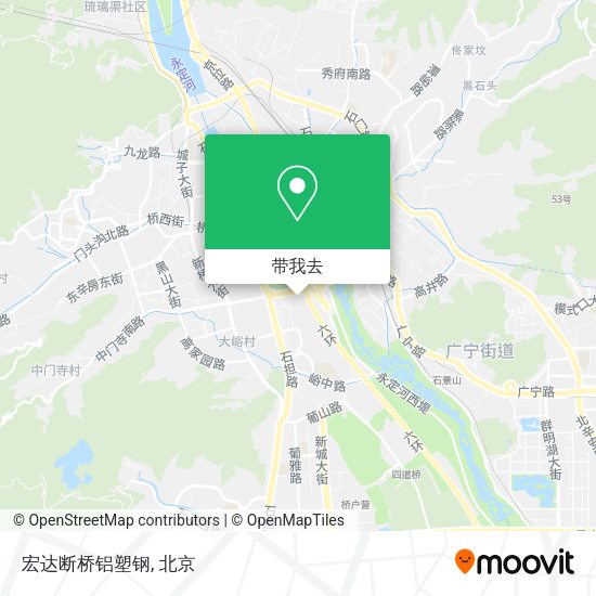 宏达断桥铝塑钢地图