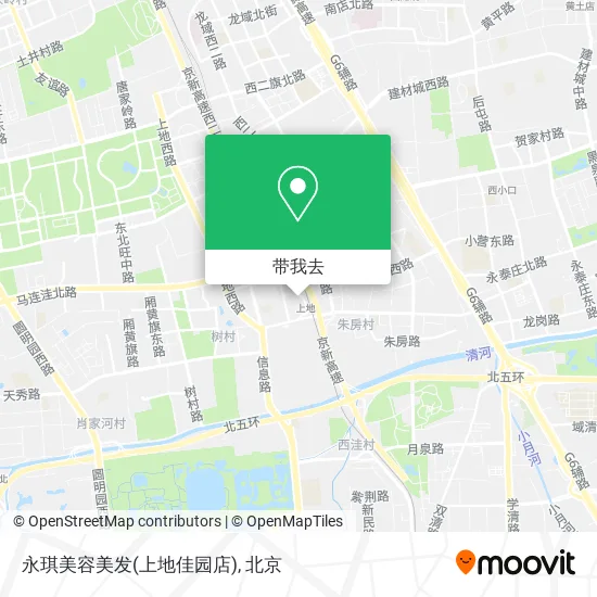 永琪美容美发(上地佳园店)地图