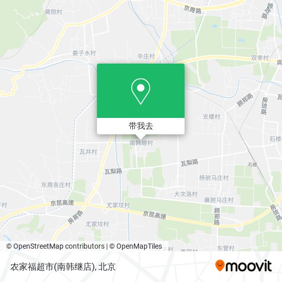 农家福超市(南韩继店)地图