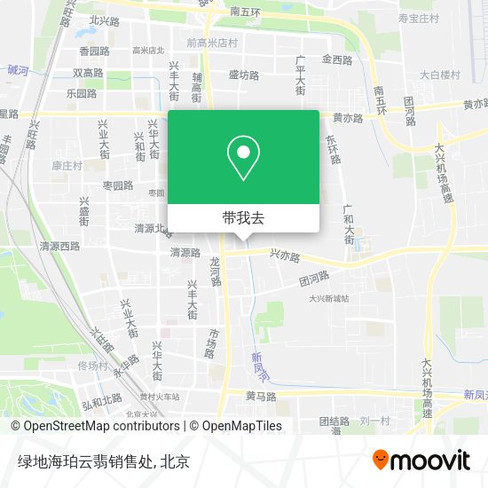 绿地海珀云翡销售处地图