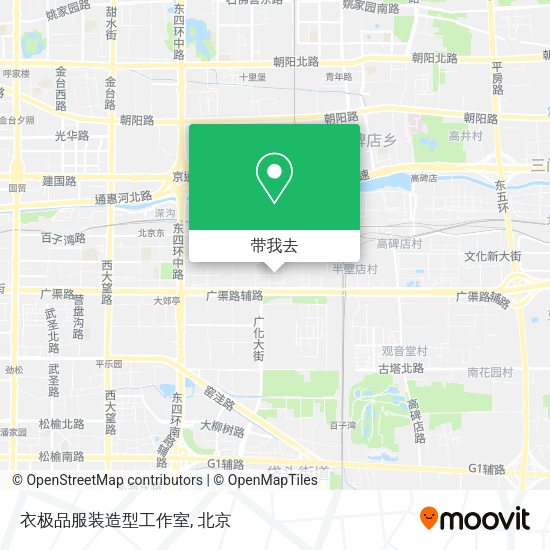 衣极品服装造型工作室地图