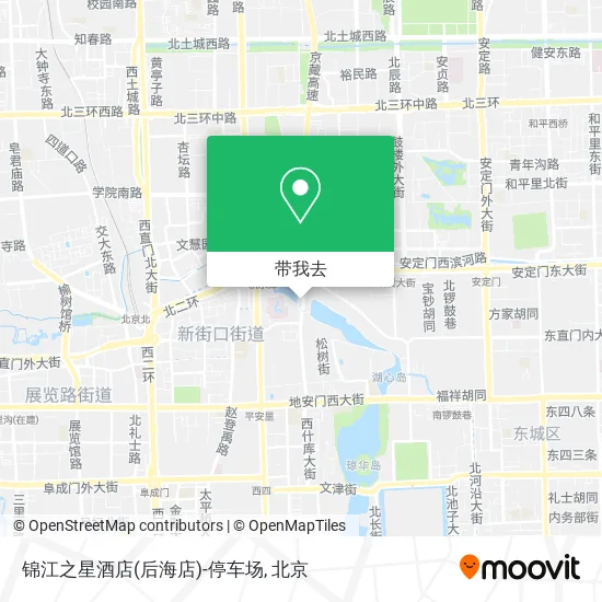锦江之星酒店(后海店)-停车场地图