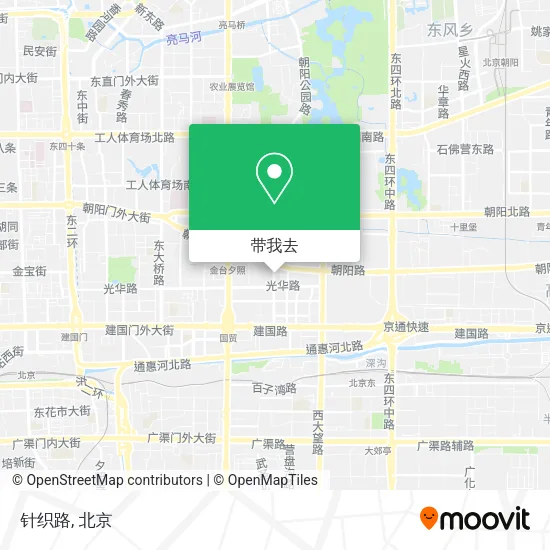 针织路地图