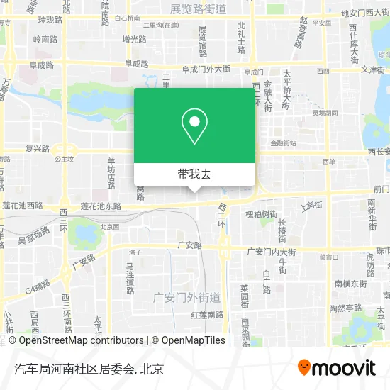 汽车局河南社区居委会地图