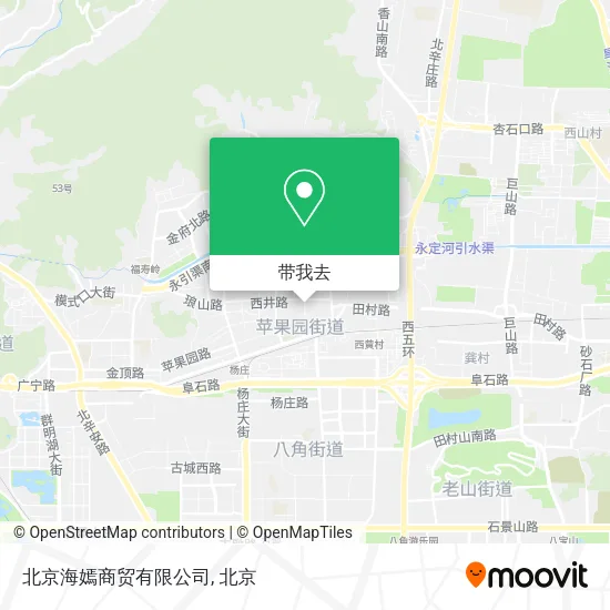 北京海嫣商贸有限公司地图