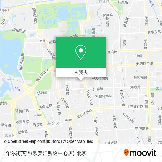 华尔街英语(欧美汇购物中心店)地图