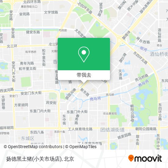 扬德黑土猪(小关市场店)地图