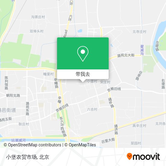 小堡农贸市场地图